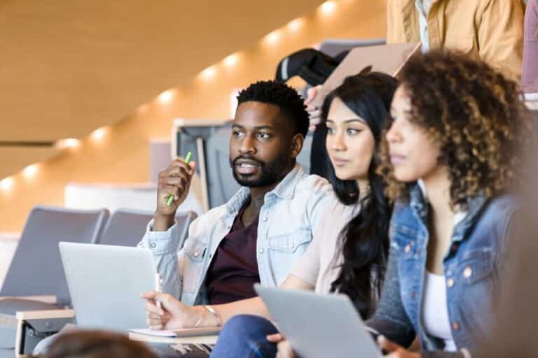 Students in class